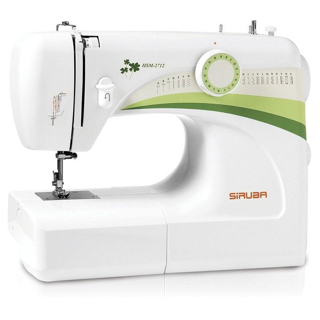 Máquina de Costura Doméstica Zig Zag Siruba Mecânica (HSM-2712)