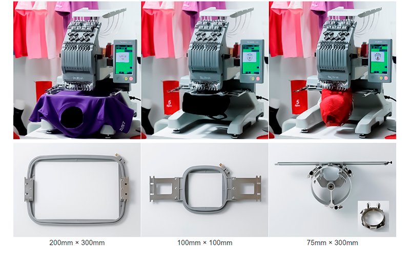 Máquina de Bordar Tajima SAI - 1 cabeça 8 cores (300x200mm)