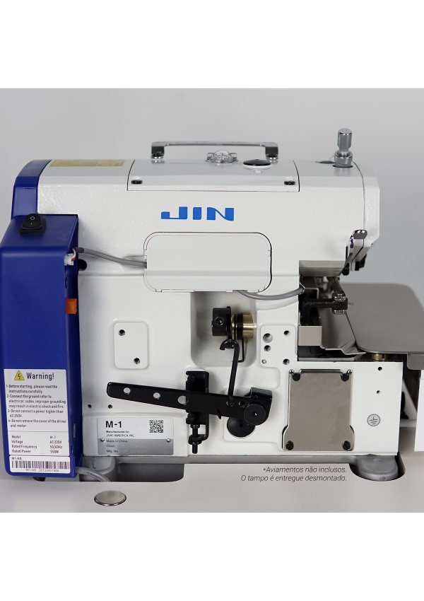 Yuki　① Máquian de Costura Overlock 3 fios JIN da Juki