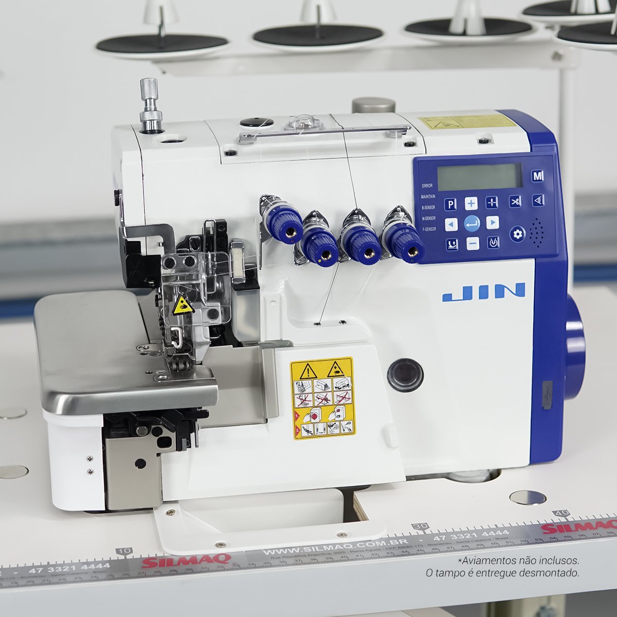 J  jinセット Máquina de Costura Interlock Jin/Juki 5 Fios com Corte (M1-534SF)