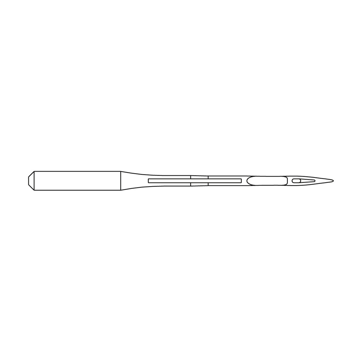 Agulha B27 Ponta FFG Crômio para Overlock Groz Beckert - com 10