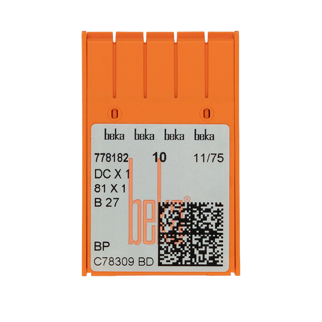 Agulha B27 Ponta FFG Crômio para Overlock Groz Beckert - com 10